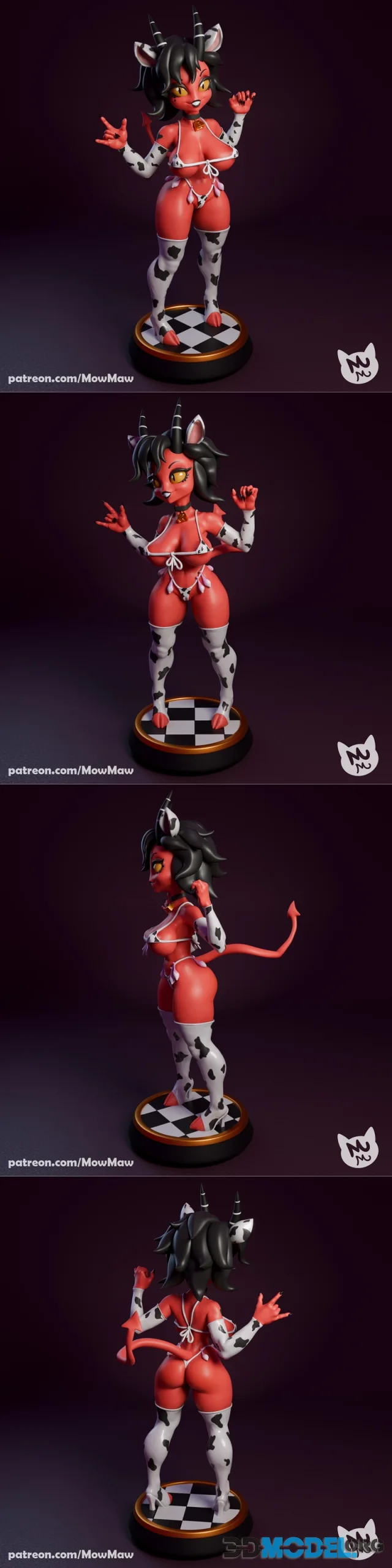 Mow Maw - Demon Girl – Printable