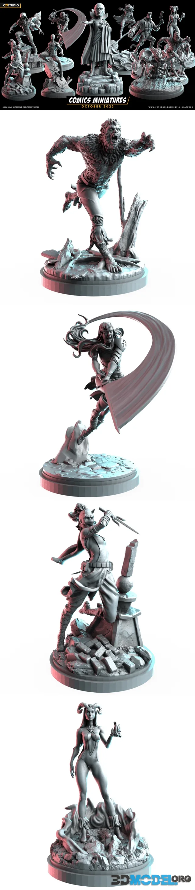 C27 Minis October 2023 – Printable