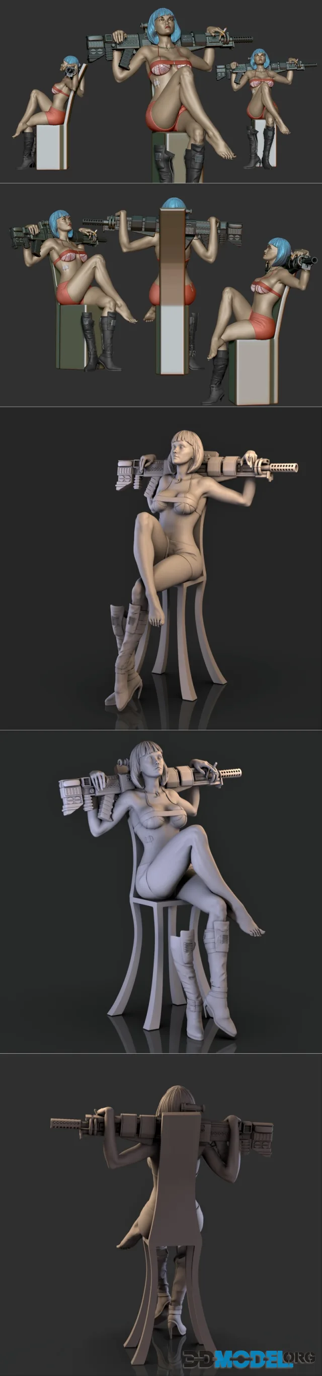 Resting Gun – Printable