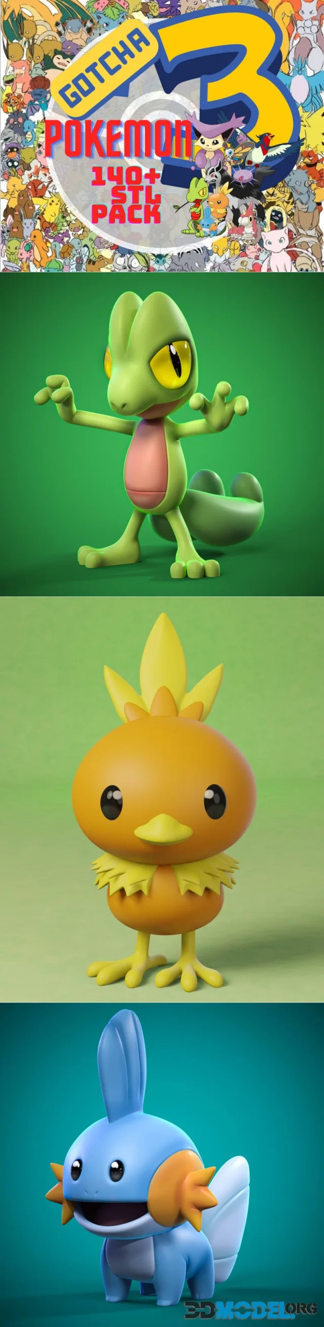 Pokemon Gen 3 by ProPrint3Dx – Printable