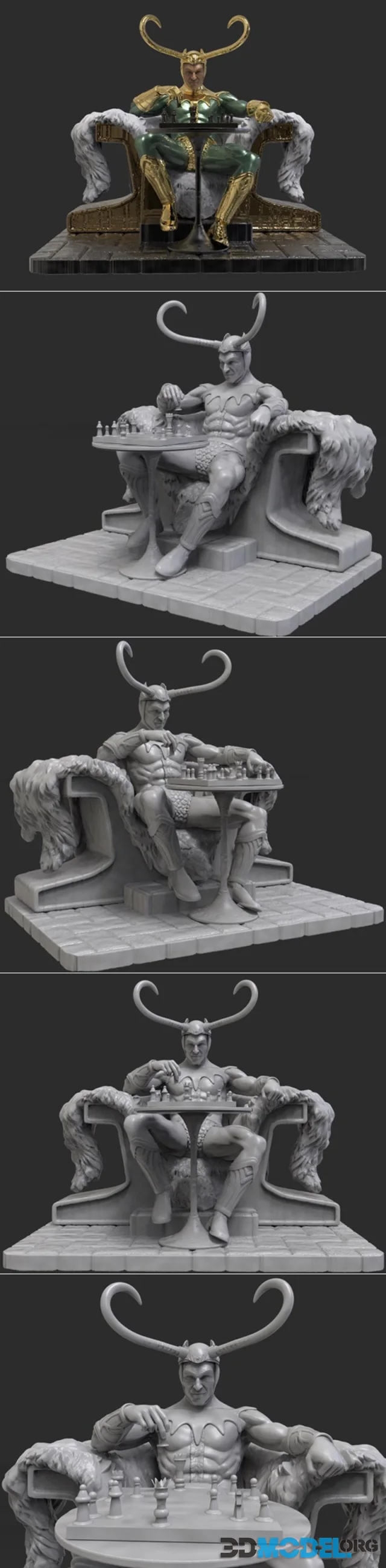 Loki and the Chess Board – Printable