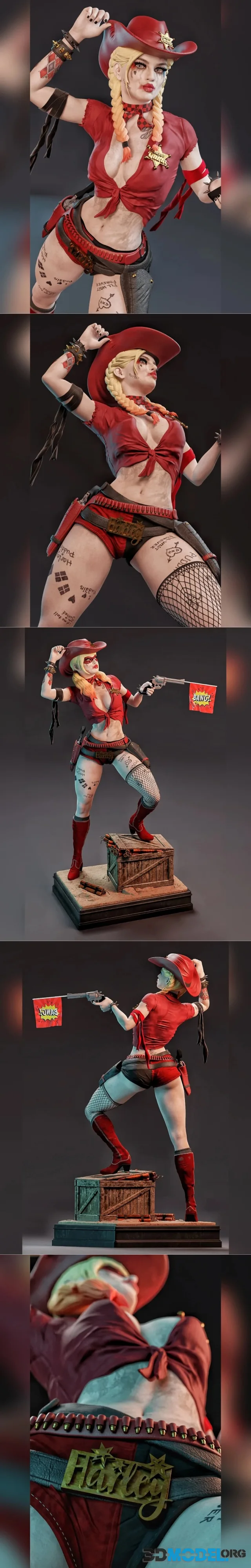 Cowgirl Harley Quinn – Printable