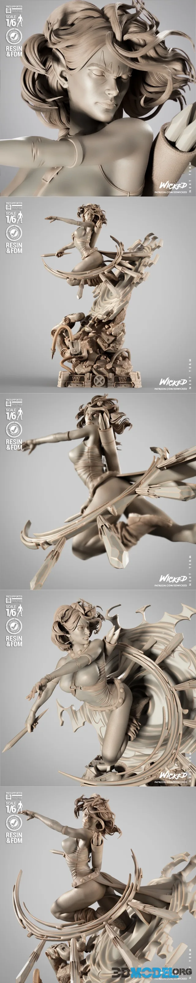 WICKED - Blink Sculpture – Printable