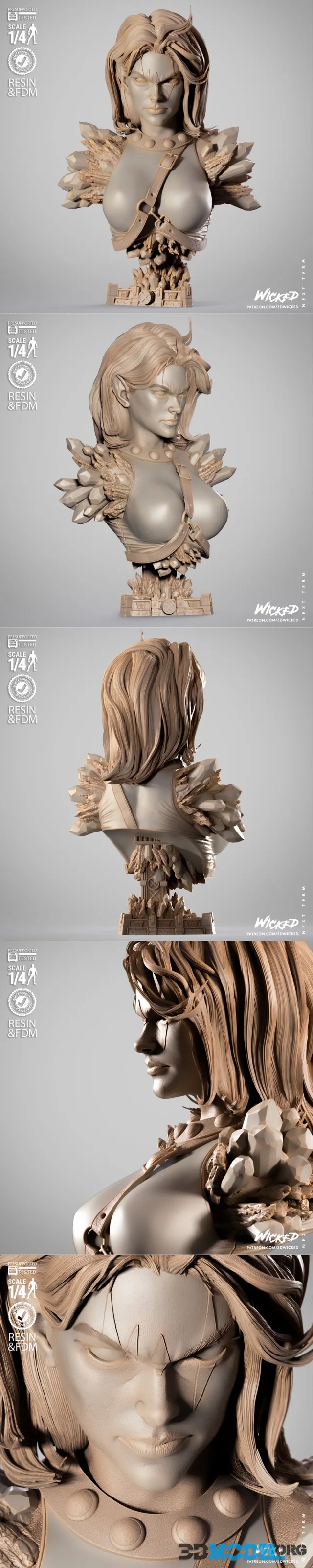 WICKED - Blink Portrait Bust – Printable