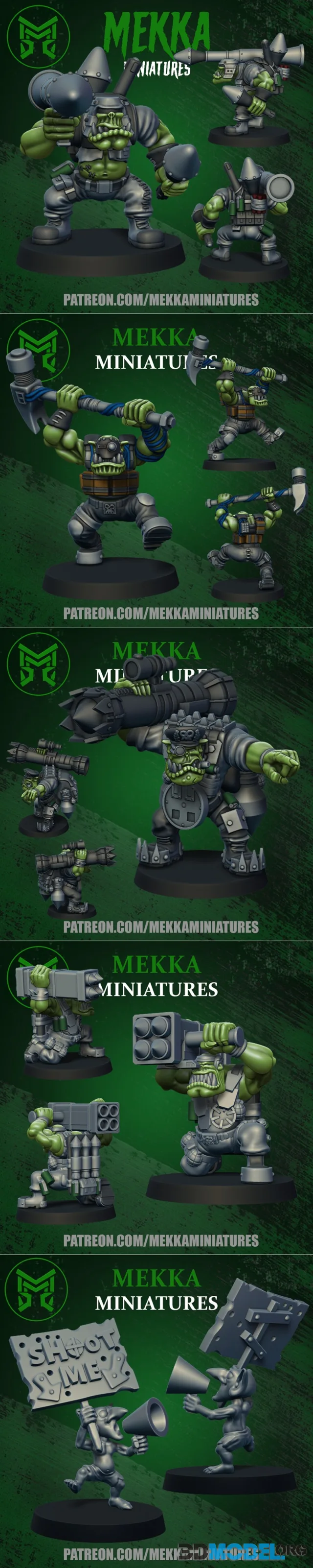 Mekka Miniatures February 2022 – Printable