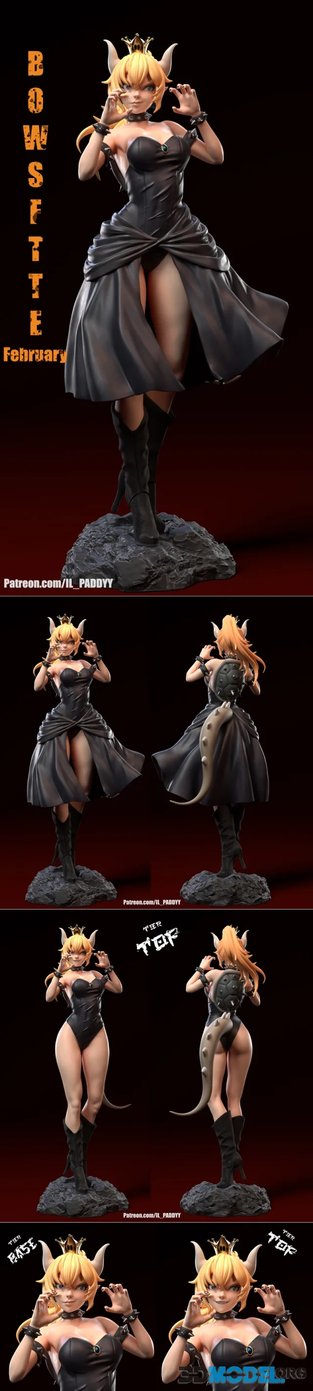 Il Paddyy - Super Mario - Bowsette – Printable