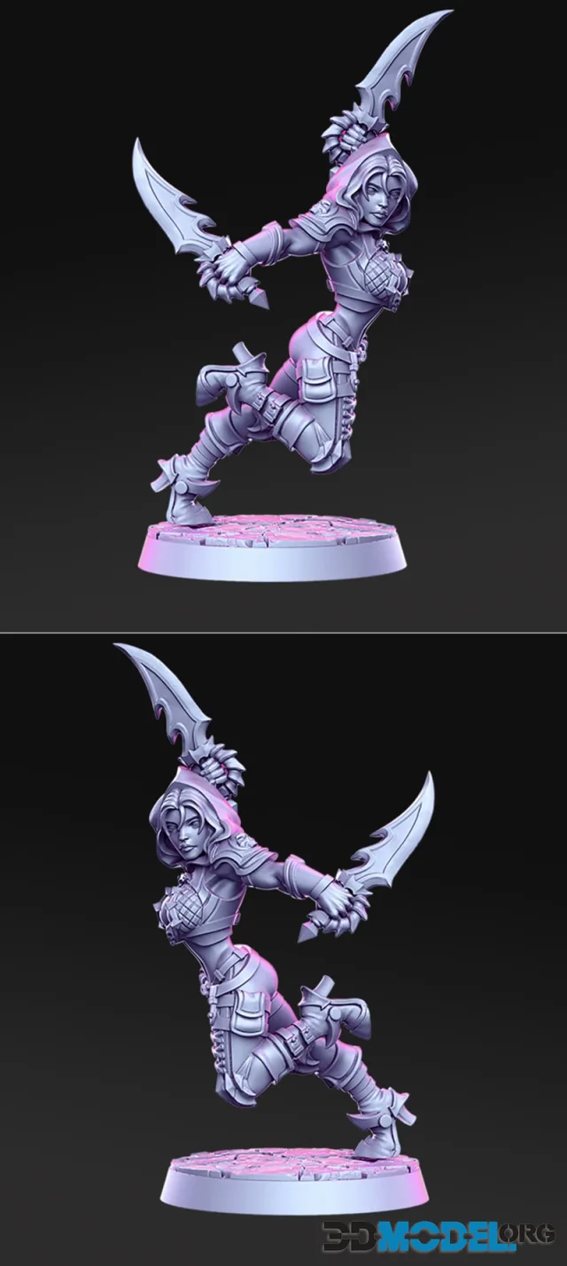Brakha - Female Assassin – Printable