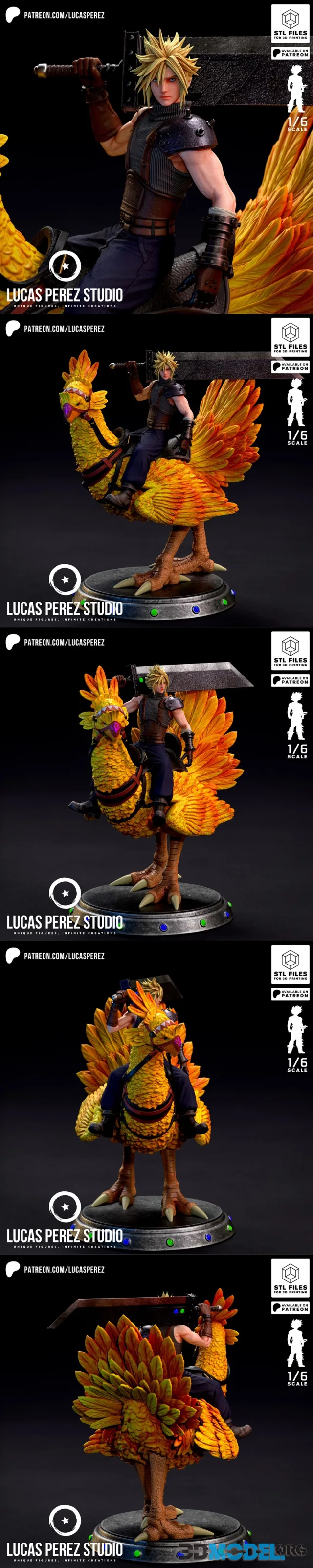 Lucas Perez Studio - Cloud Strife – Printable