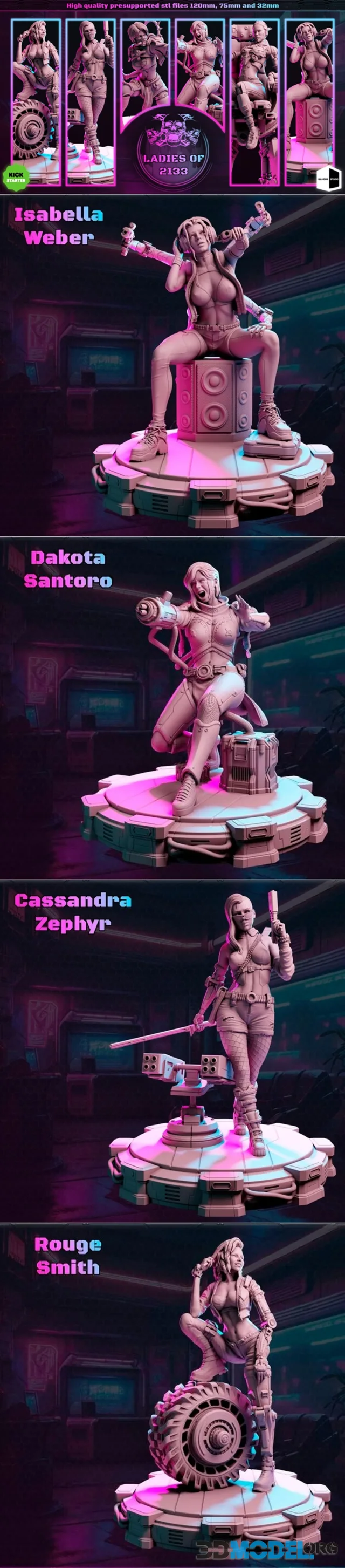 Ladies of 2133 – Printable