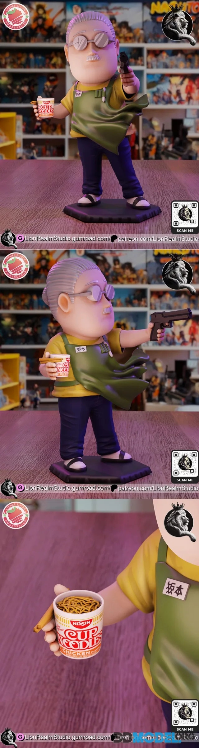 LionRealm Studio - Sakamoto Days - Taro Sakamoto Chibi – Printable
