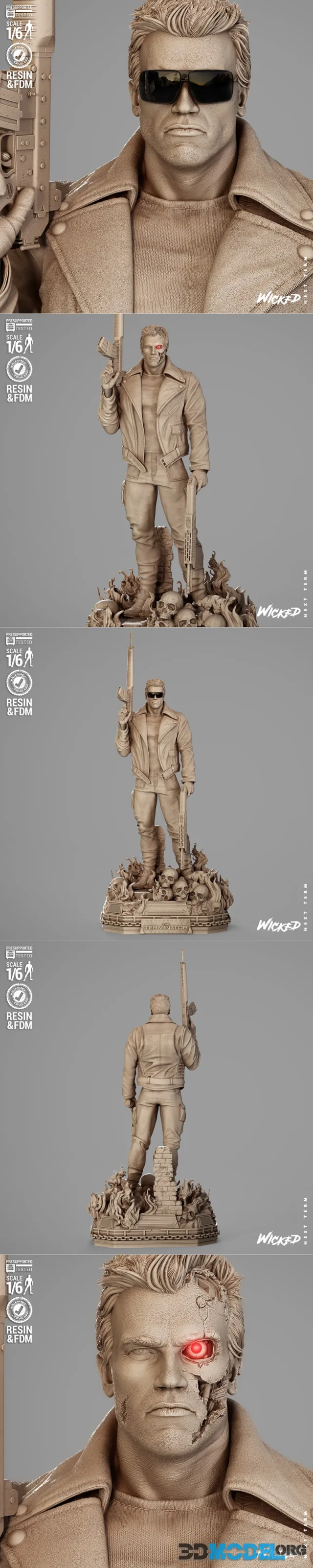 WICKED - Terminator 1 Sculpture – Printable