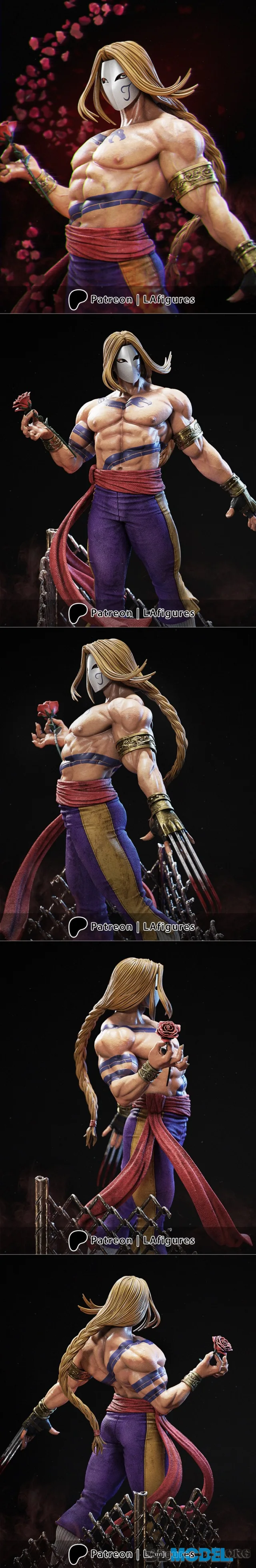 L.A. Figures - Street Fighter - Vega – Printable
