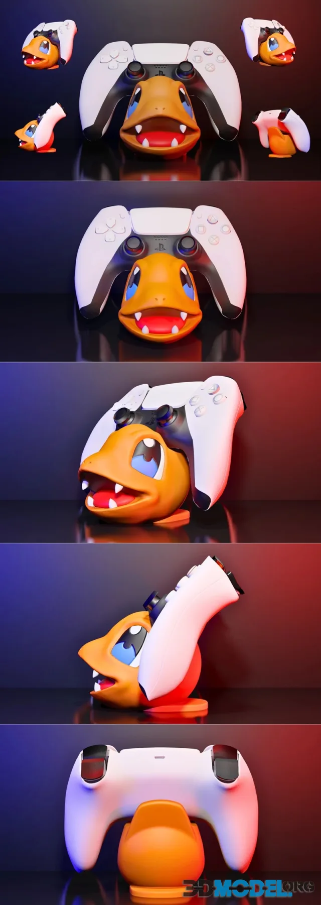 Charmander Joystick Holder – Printable