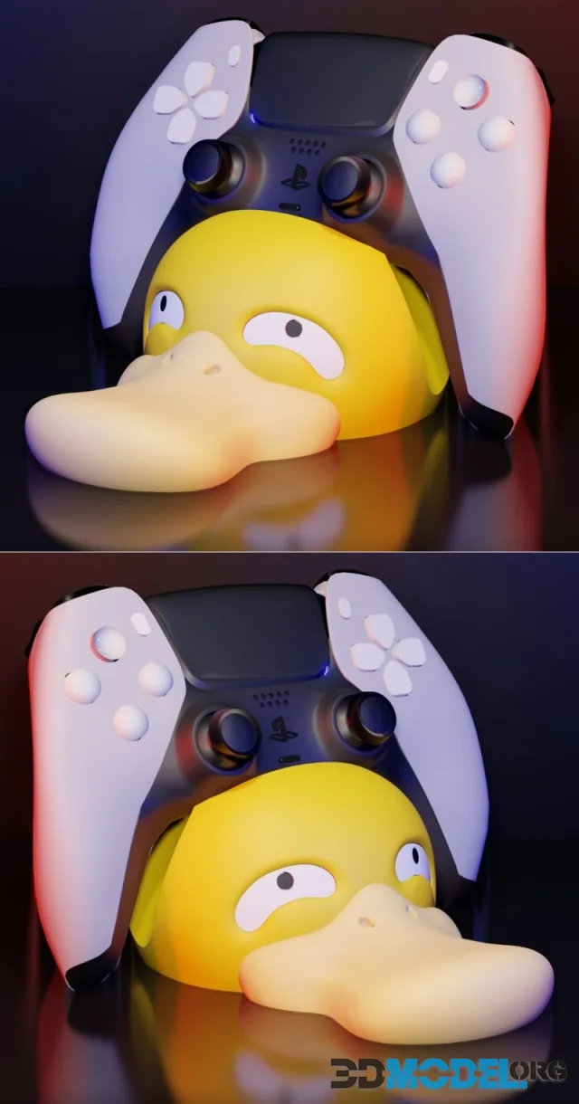 Psyduck Joystick Holder – Printable