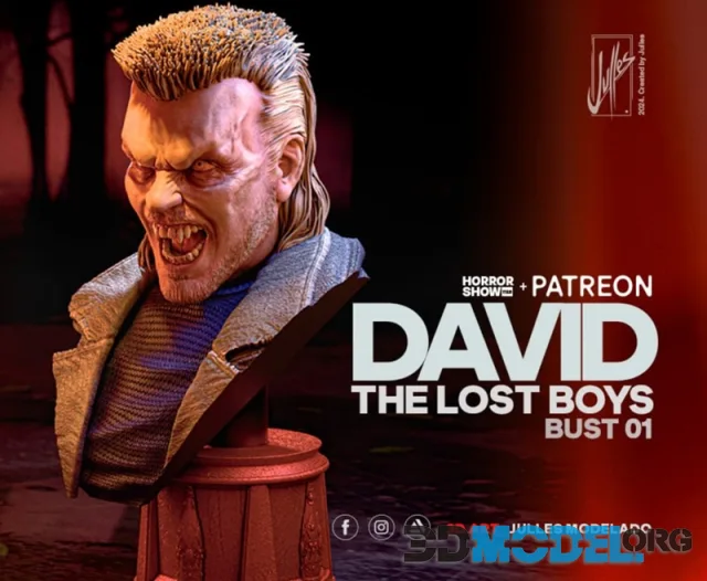 Julles Modelado David The Lost Boys Bust 01 – Printable