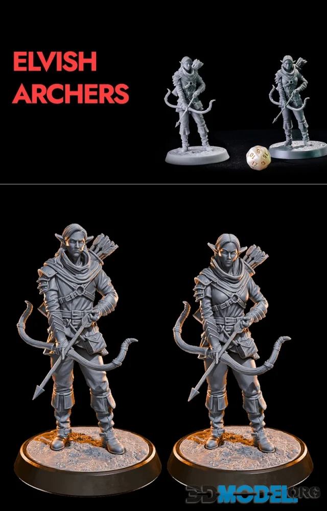 Rewards - Elvish Archers – Printable