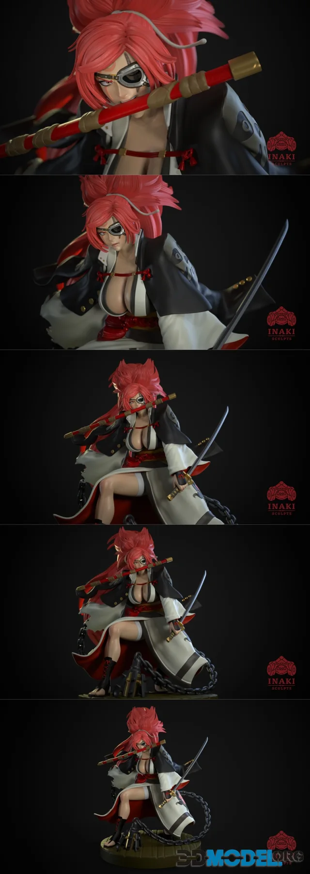 Inaki Sculpts - Guilty Gear - Baiken – Printable