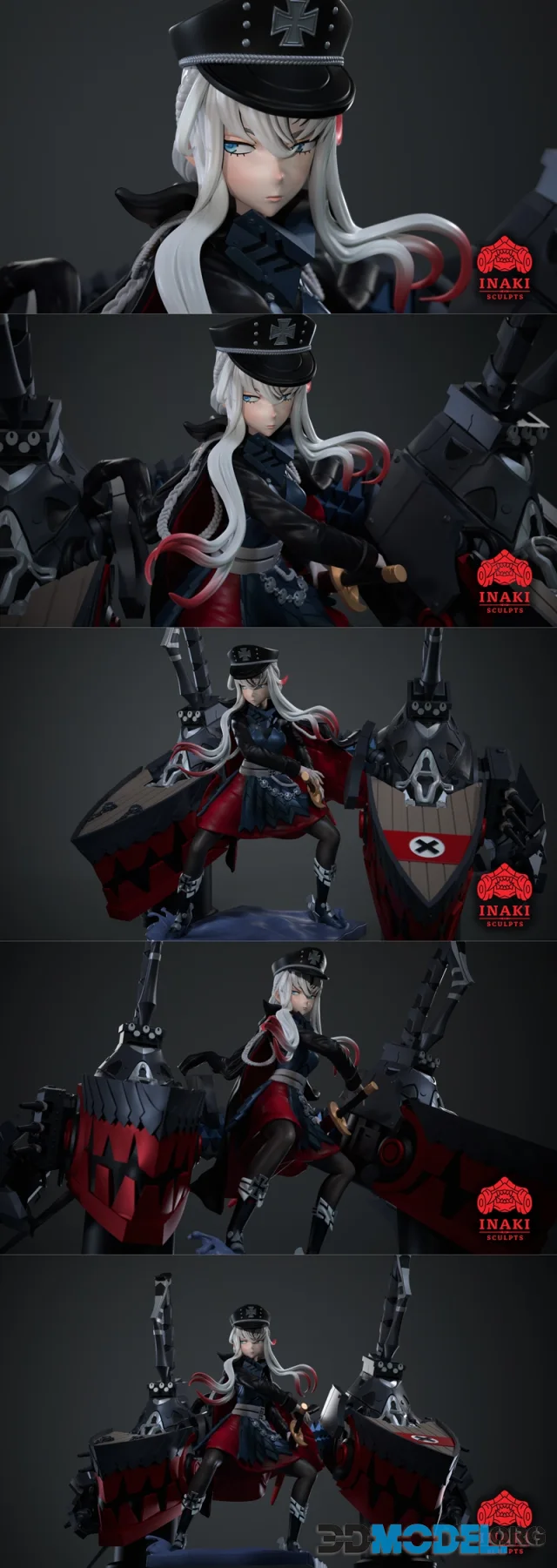 Inaki Sculpts - Azur Lane - Odin – Printable