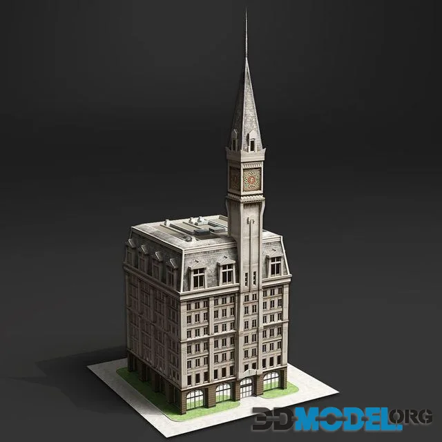 19th Century American Building (PBR)