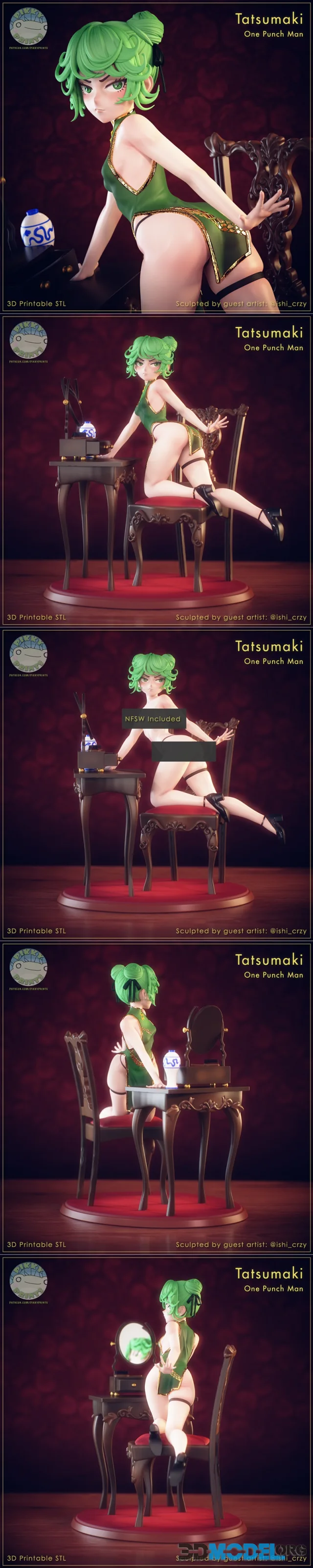 Pikky Prints - One Punch Man - Tatsumaki – Printable