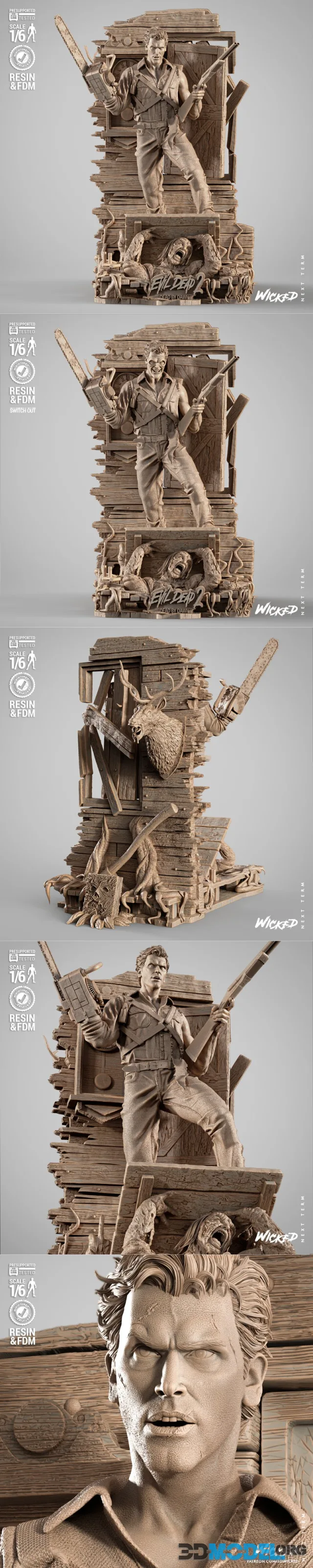 WICKED - Ash Sculpture – Printable