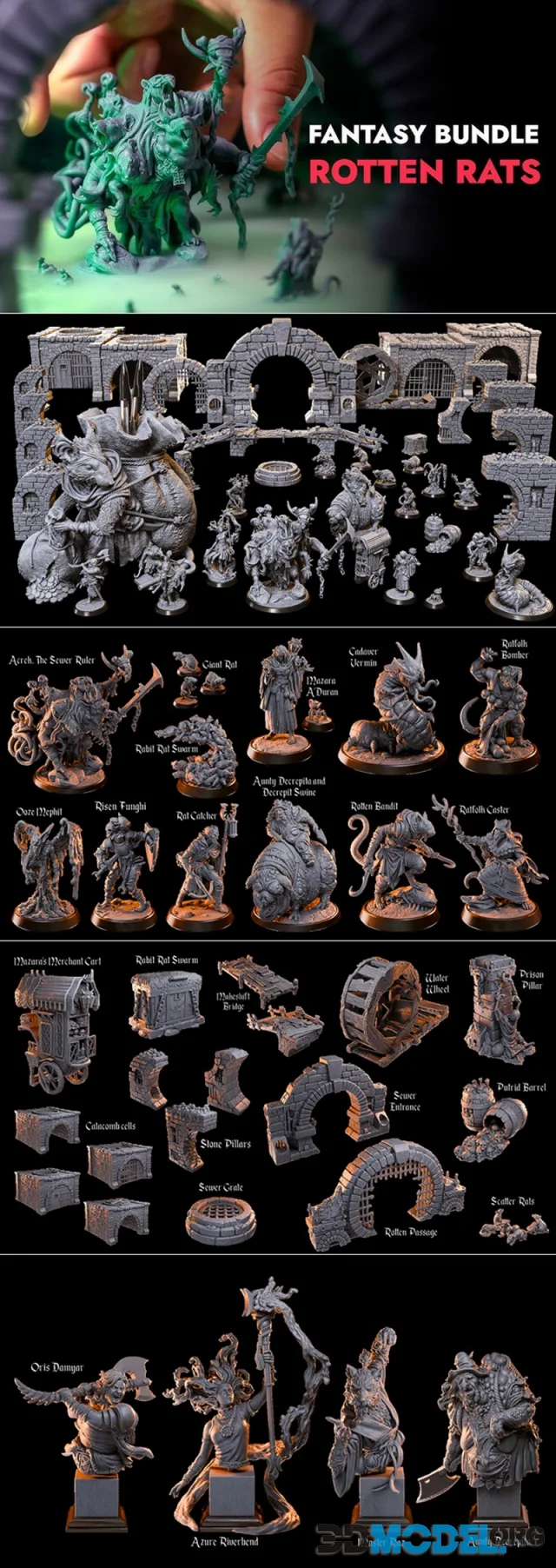 Loot Studios - Rotten Rats – Printable