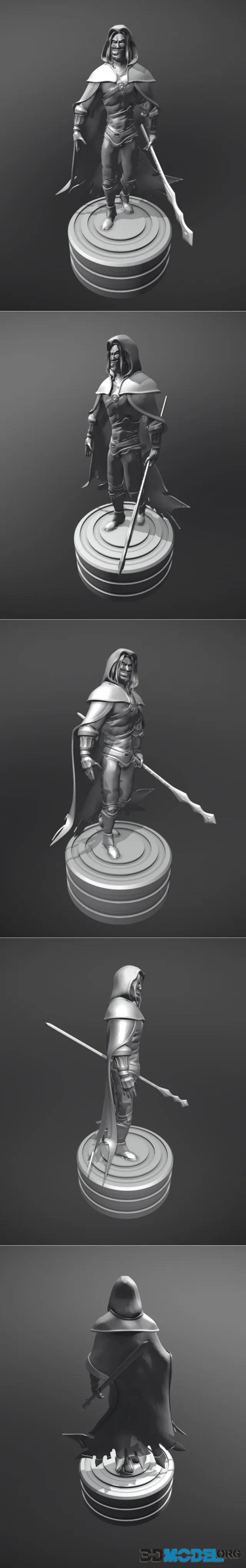 Warlock Figurine first try – Printable