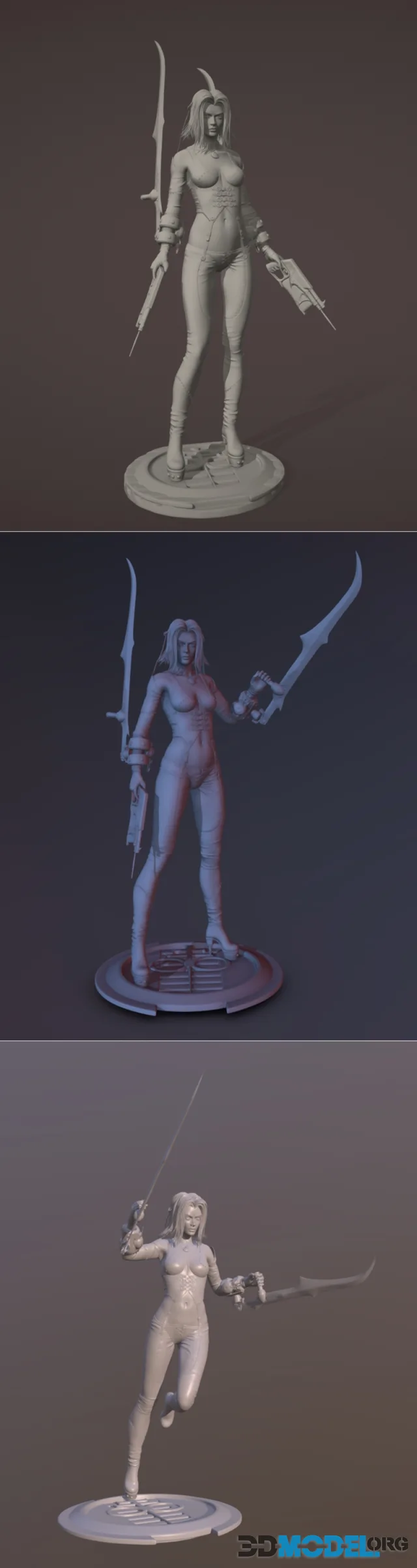 Blood Rayne 3 figures – Printable