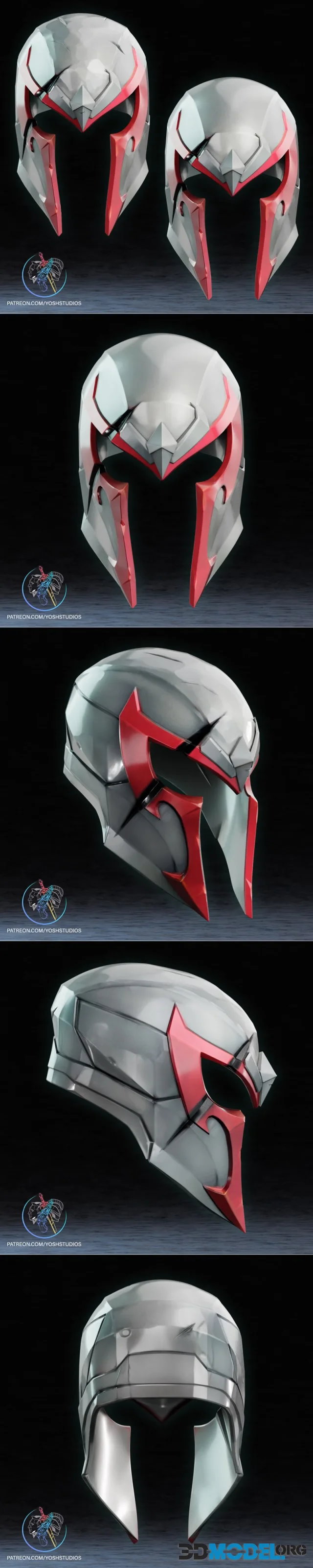 Magneto Rivals Helmet – Printable