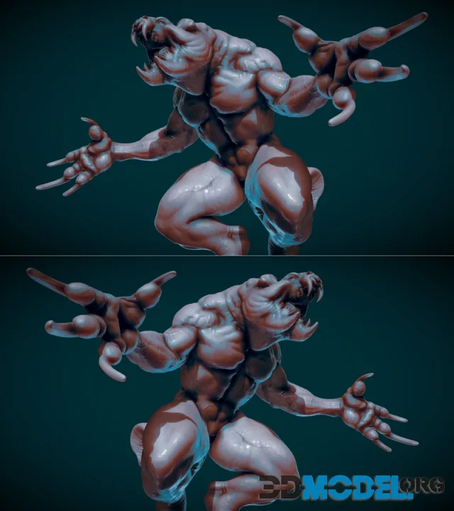 Humanoid Monster Hybrid – Printable