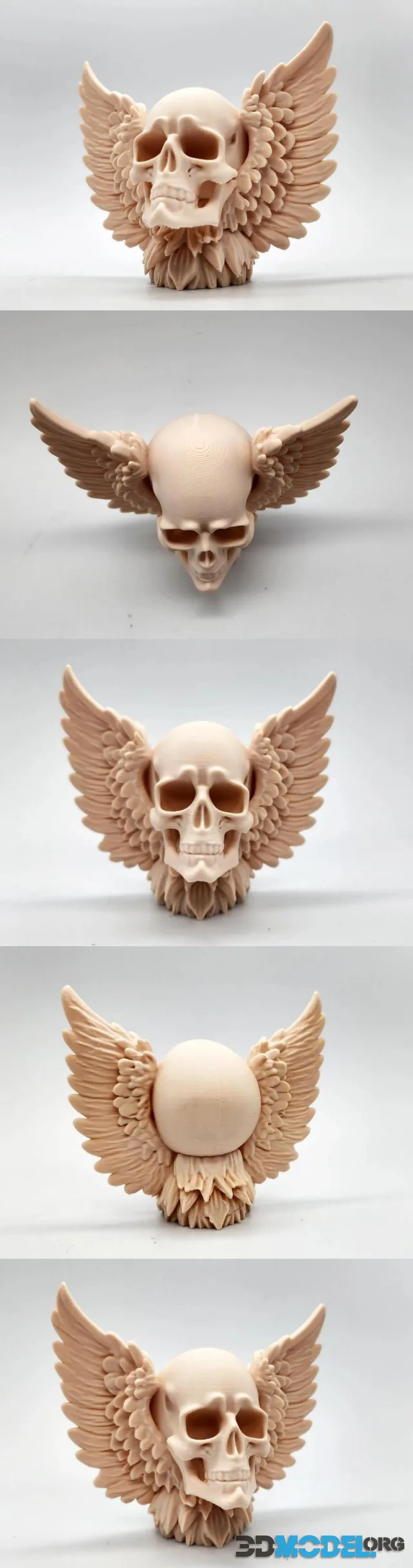 Skull with Wings – Printable