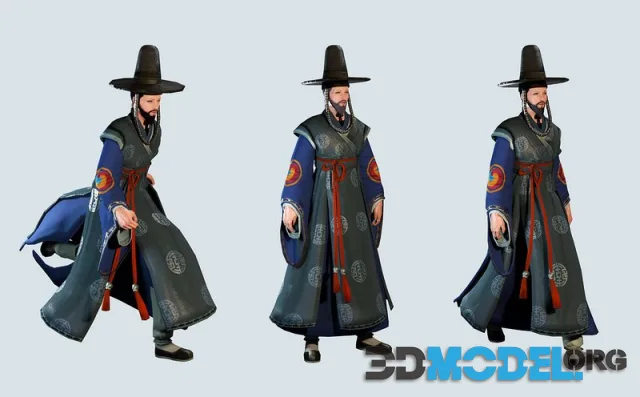Ancient Korean People Official Minister (PBR)