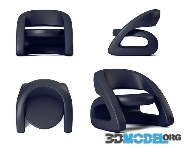 Armchair, plastic smile