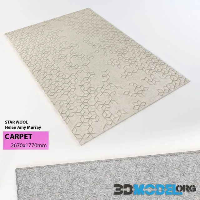 carpet STAR WOOL Helen Amy Murray