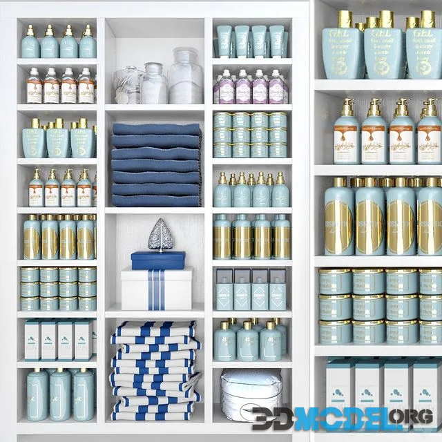 Collection of cosmetics 3. Beauty salon