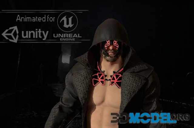 CyborgMan devil may cry character (PBR)