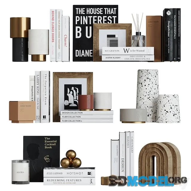 Decor shelf set 15
