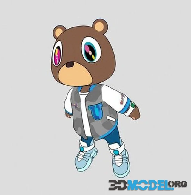 3D Model – Dropout Bear