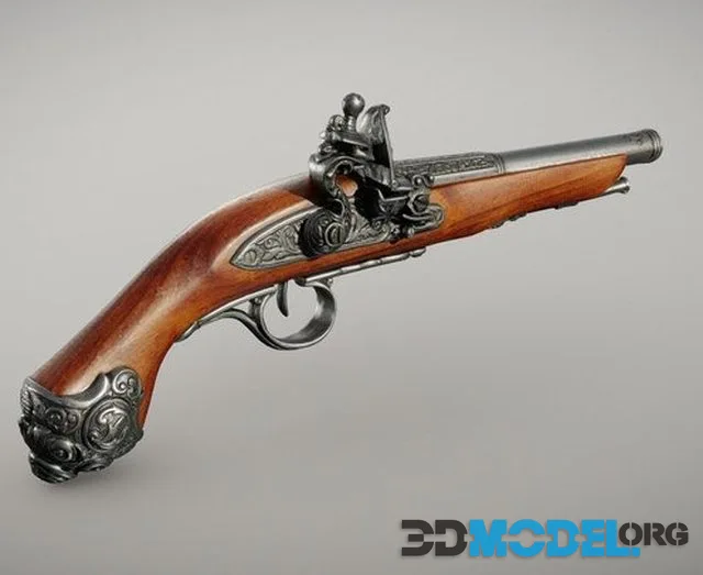 Flintlock Colonial Pistol (2021)