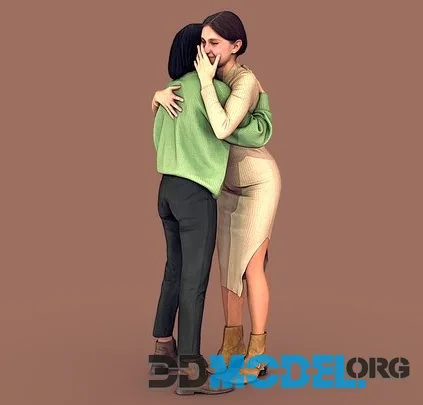 Girls Hugs (PBR)