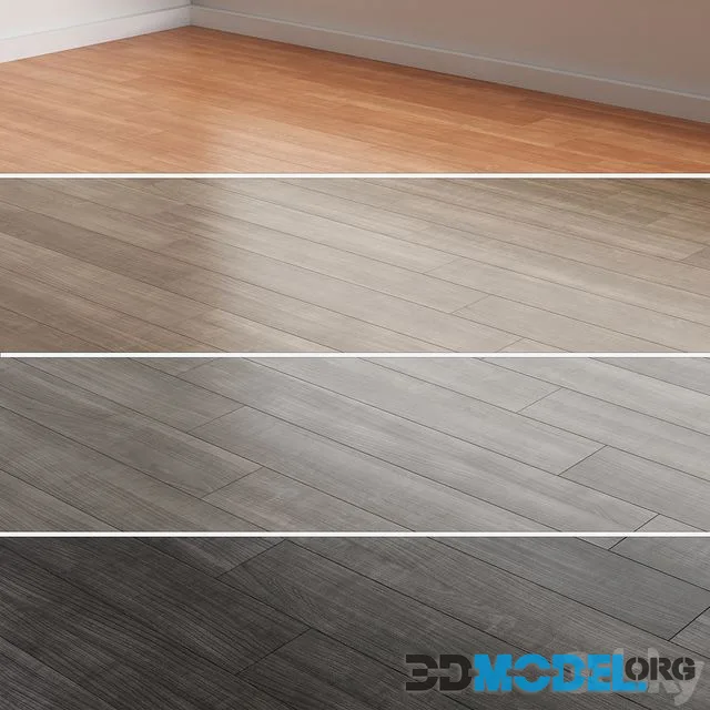 Oak Flooring 4 colors 5 installation styles 09