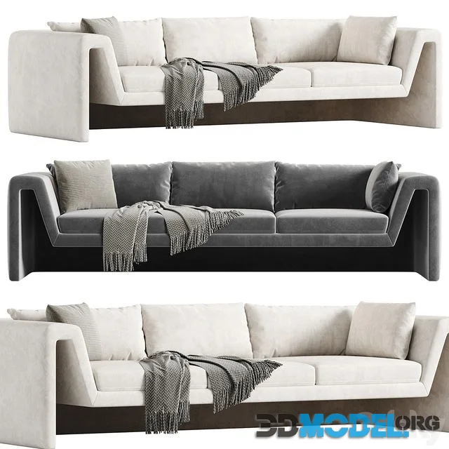 PERIMETER GRAY SOFA