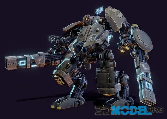 Robo_OBJ_Pose4 (PBR)