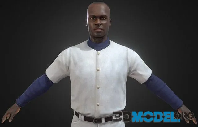 School Baseball Player 0002 (PBR)