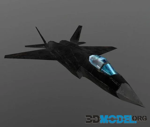 Shenyang J-31 Low-poly (PBR)