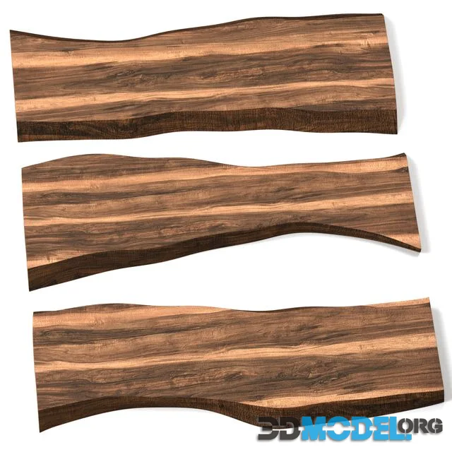 Slabs of wood