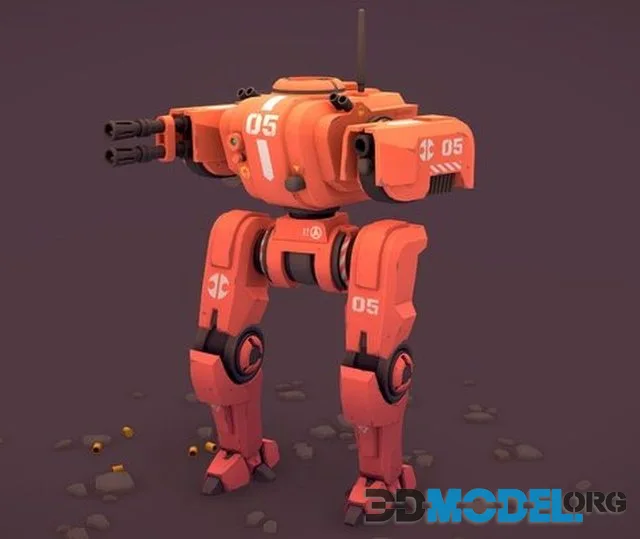 Stylised Mech (PBR)