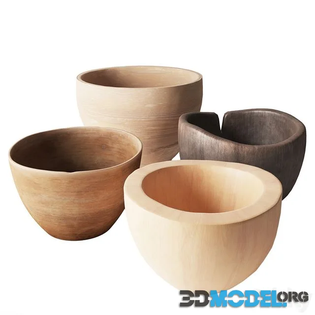 Turned Wooden Bowls