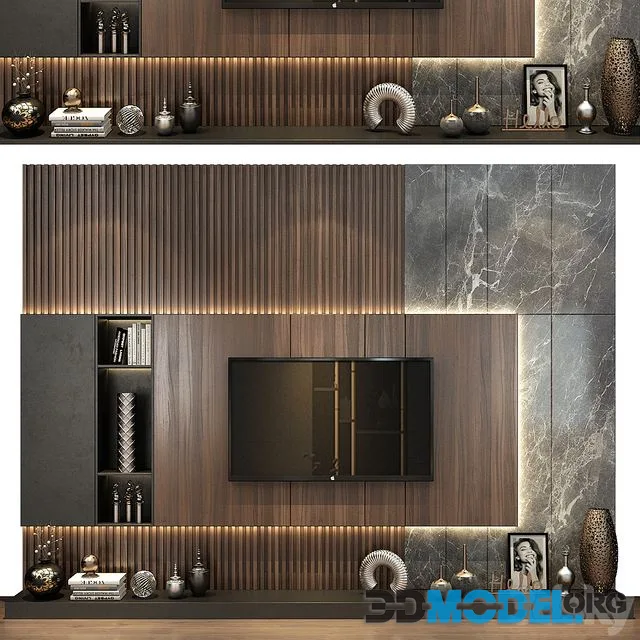 TV shelf 0492