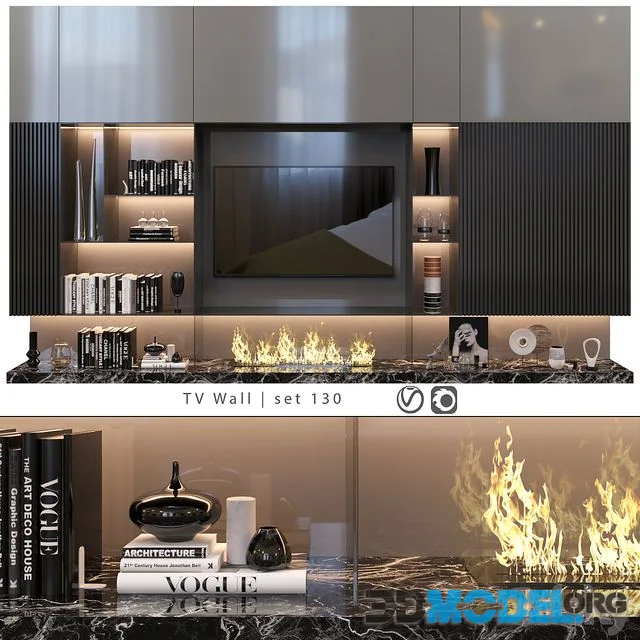 TV Wall set 130